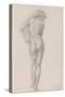 Nude study of Andromeda-Edward Burne-Jones-Stretched Canvas