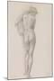 Nude study of Andromeda-Edward Burne-Jones-Mounted Art Print