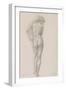 Nude study of Andromeda-Edward Burne-Jones-Framed Art Print