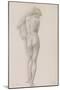 Nude study of Andromeda-Edward Burne-Jones-Mounted Art Print