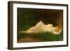 Nude Study (Oil on Canvas)-Henry Siddons Mowbray-Framed Giclee Print