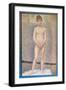 Nude Study Standing-Georges Seurat-Framed Art Print