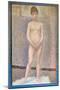 Nude Study Standing-Georges Seurat-Mounted Art Print