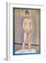 Nude Study Standing-Georges Seurat-Framed Art Print