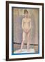 Nude Study Standing-Georges Seurat-Framed Art Print