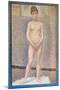 Nude Study Standing-Georges Seurat-Mounted Art Print