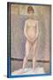 Nude Study Standing-Georges Seurat-Stretched Canvas