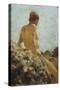 Nude Study-Henry Scott Tuke-Stretched Canvas