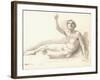 Nude Study-Edgar Degas-Framed Giclee Print