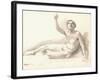 Nude Study-Edgar Degas-Framed Giclee Print