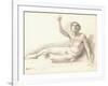 Nude Study-Edgar Degas-Framed Giclee Print