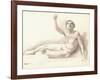 Nude Study-Edgar Degas-Framed Giclee Print