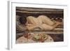 Nude with a Bowl of Fruit-Henri Lebasque-Framed Giclee Print