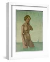 Nude with a Frigate, 1916-Félix Vallotton-Framed Giclee Print