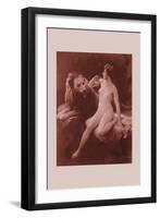 Nude with a Lion-Emile Tabary-Framed Art Print