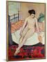 Nude with a Striped Blanket, 1922-Suzanne Valadon-Mounted Giclee Print