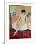 Nude with a Striped Blanket, 1922-Suzanne Valadon-Framed Giclee Print