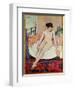 Nude with a Striped Blanket, 1922-Suzanne Valadon-Framed Giclee Print