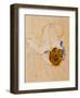 Nude with Blue Stockings Bending Forward, c.1912-Egon Schiele-Framed Art Print