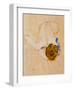 Nude with Blue Stockings Bending Forward, c.1912-Egon Schiele-Framed Art Print