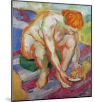 Nude with cat 1910-Franz Marc-Mounted Giclee Print