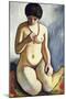 Nude with Coral Necklace, 1910-Auguste Macke-Mounted Giclee Print
