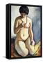 Nude with Coral Necklace, 1910-Auguste Macke-Framed Stretched Canvas