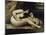 Nude with Dog, c.1861-Gustave Courbet-Mounted Giclee Print