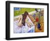 Nude with Flowers-Sir Roy Calne-Framed Premium Giclee Print