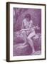 Nude with Flowers-A. Penot-Framed Art Print