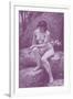 Nude with Flowers-A. Penot-Framed Art Print