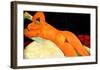 Nude with Necklace-Amedeo Modigliani-Framed Giclee Print