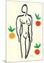 Nude with Oranges-Henri Matisse-Mounted Art Print