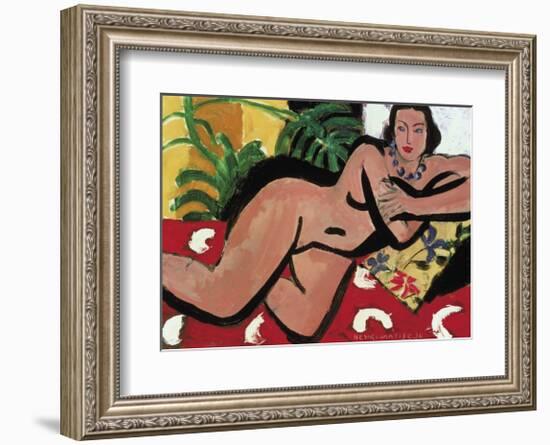 Nude With Palms, 1936-Henri Matisse-Framed Art Print