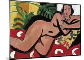 Nude With Palms, 1936-Henri Matisse-Mounted Art Print