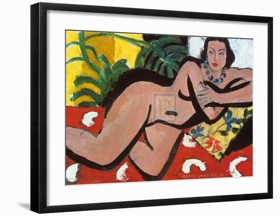 Nude with Palms, c.1936-Henri Matisse-Framed Art Print