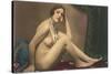 Nude with Pearls-null-Stretched Canvas