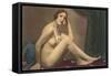 Nude with Pearls-null-Framed Stretched Canvas