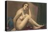 Nude with Pearls-null-Stretched Canvas