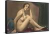 Nude with Pearls-null-Framed Stretched Canvas