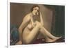 Nude with Pearls-null-Framed Art Print