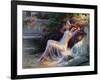 Nude with Roses; Nu Aux Roses, (Oil on Canvas)-Delphin Enjolras-Framed Giclee Print