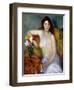 Nude with Tulips-William James Glackens-Framed Giclee Print