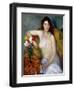 Nude with Tulips-William James Glackens-Framed Giclee Print