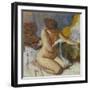 Nude Woman after the Bath-Edgar Degas-Framed Giclee Print