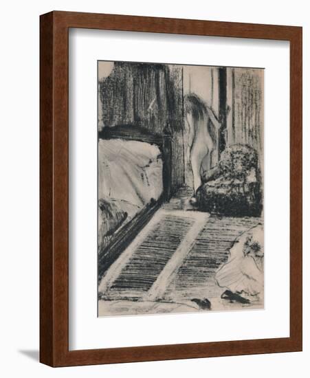 'Nude Woman at the Door of Her Room', c.1879, (1946)-Edgar Degas-Framed Giclee Print