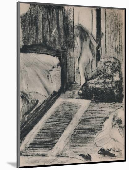 'Nude Woman at the Door of Her Room', c.1879, (1946)-Edgar Degas-Mounted Giclee Print