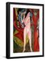 Nude Woman Combing Her Hair, 1913-Ernst Ludwig Kirchner-Framed Giclee Print