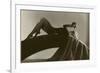 Nude Woman Communing with Skull-null-Framed Premium Giclee Print