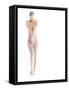 Nude Woman Covering Herself-null-Framed Stretched Canvas